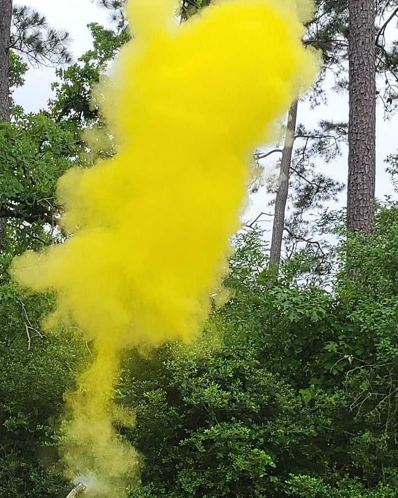 12" Yellow Gender Reveal Powder Cannon Kit