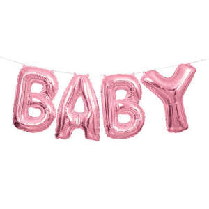 Baby Foil Balloon Banner Kit