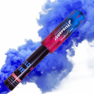 Blue Handheld Gender Reveal Smoke Bomb